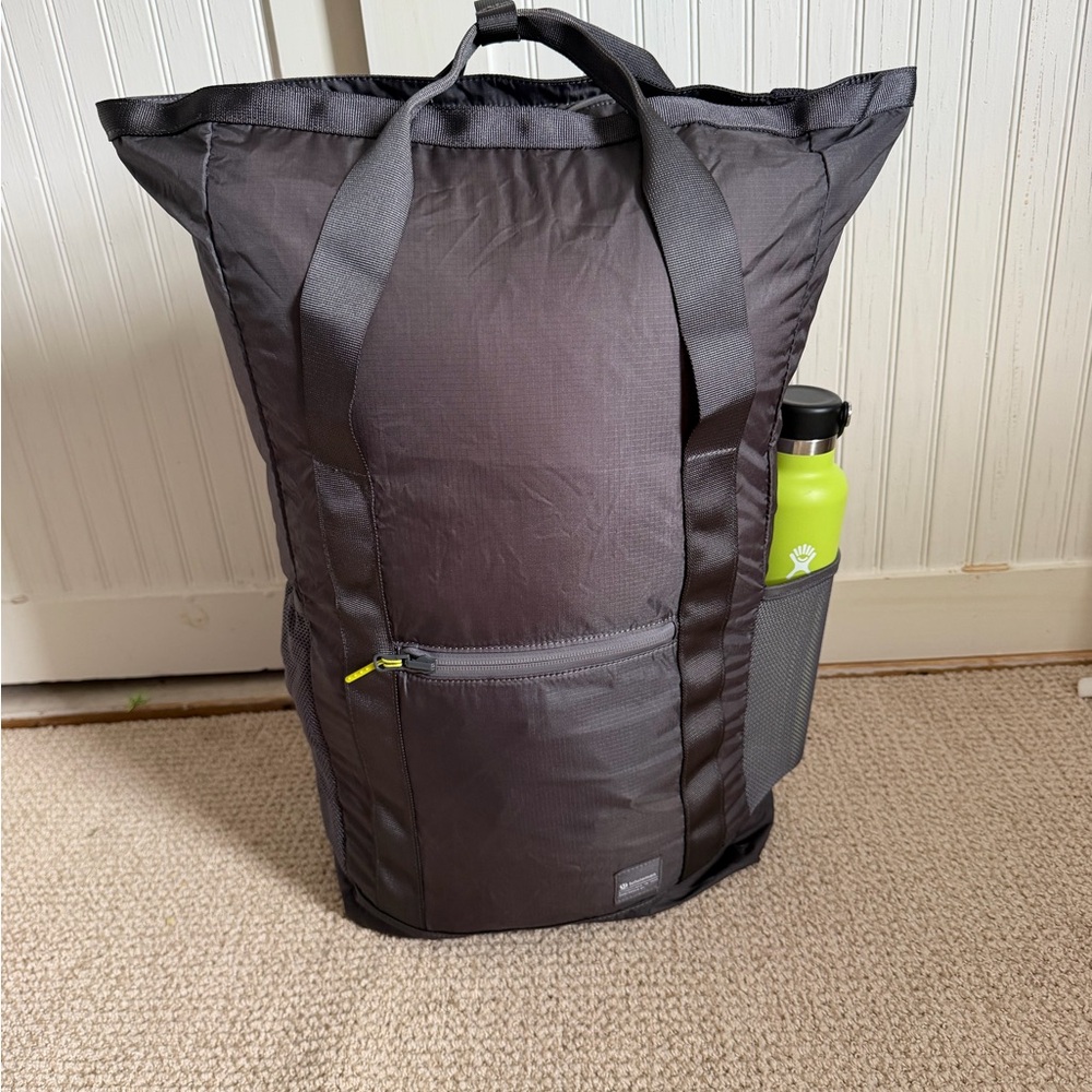 Lululemon Gray Roll-Top Backpack - Lightweight Pa… - image 3